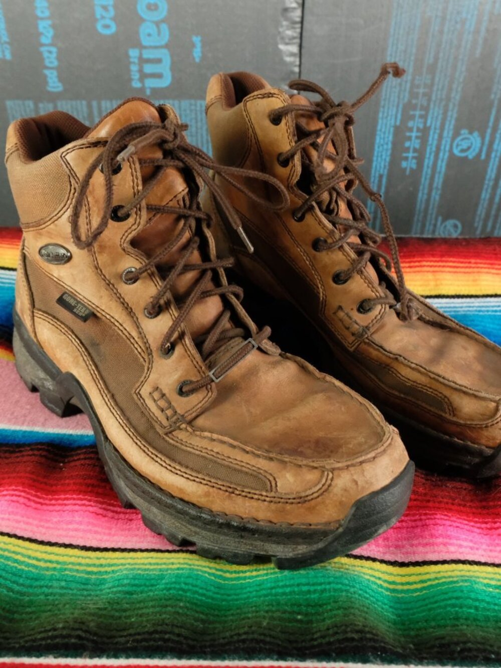 Irish Setter Boots Mens 9 Leather Moc Toe  Ankle Lace Up Hiking Outdoor